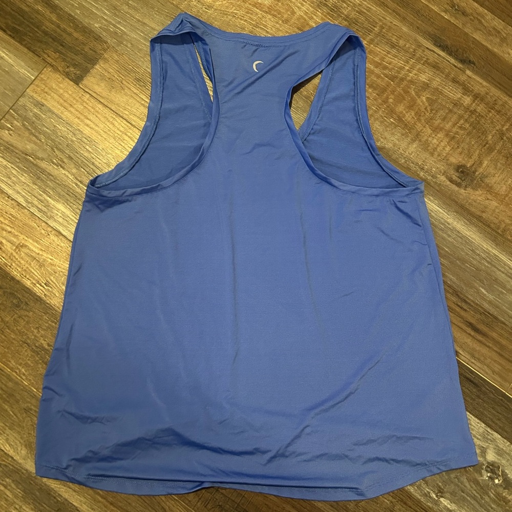 50%offw❤️ Zyia tank blue striped M no tag 120